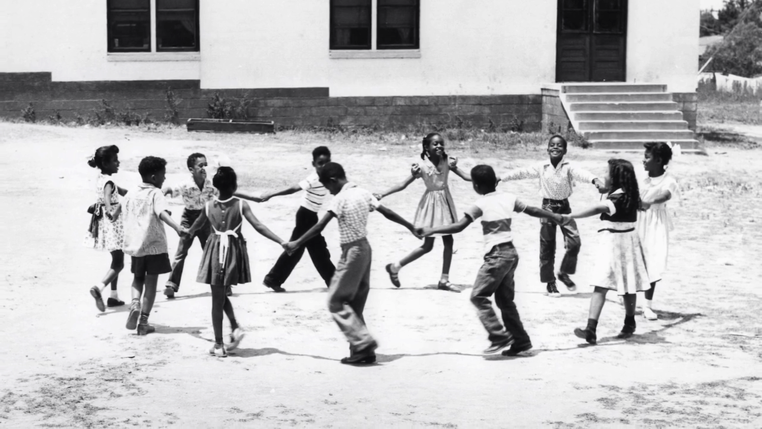 African American children play in BREC park before segregation