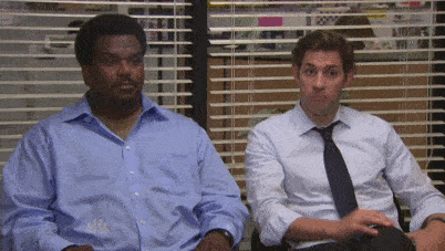 Jim and Daryl from The Office fist bump 